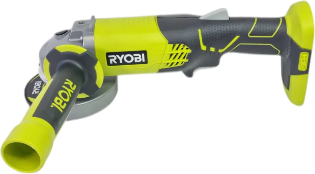 Ryobi R18AG-0 Haakse Slijper 115mm - 2x 5,0Ah Accu + Oplader - afbeelding 4 van 5