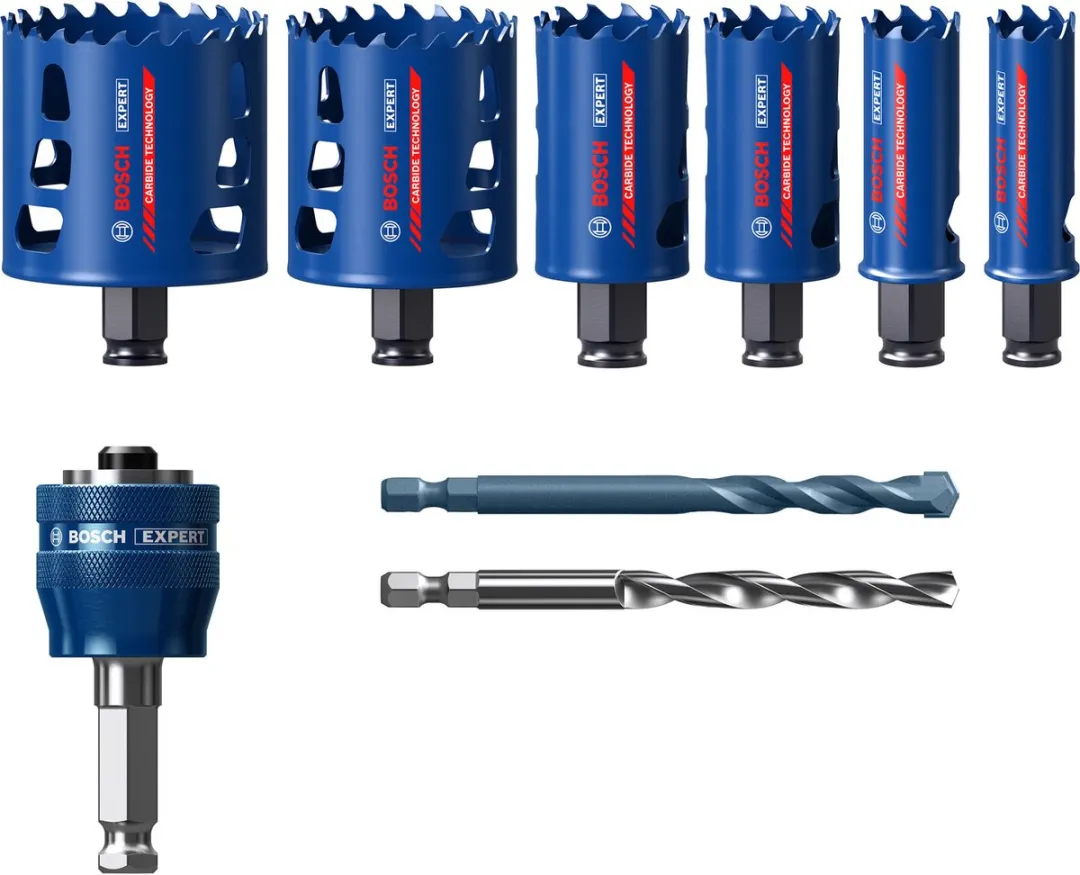 Bosch Professional 9-delige Power-Change Gatzagenset - 22-68mm - afbeelding 2 van 6