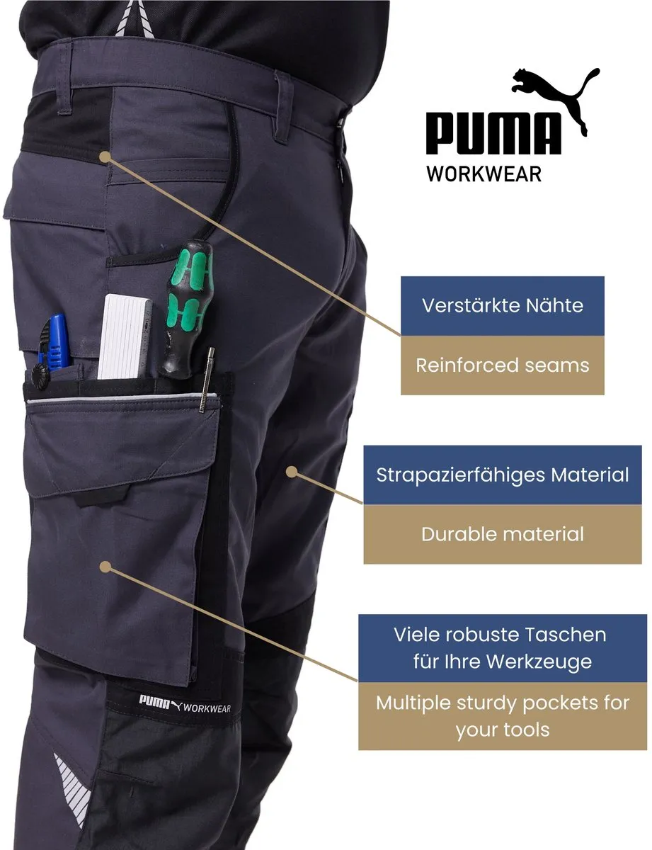 PUMA Workwear Precision X Bundhose 28 - Anthrazit