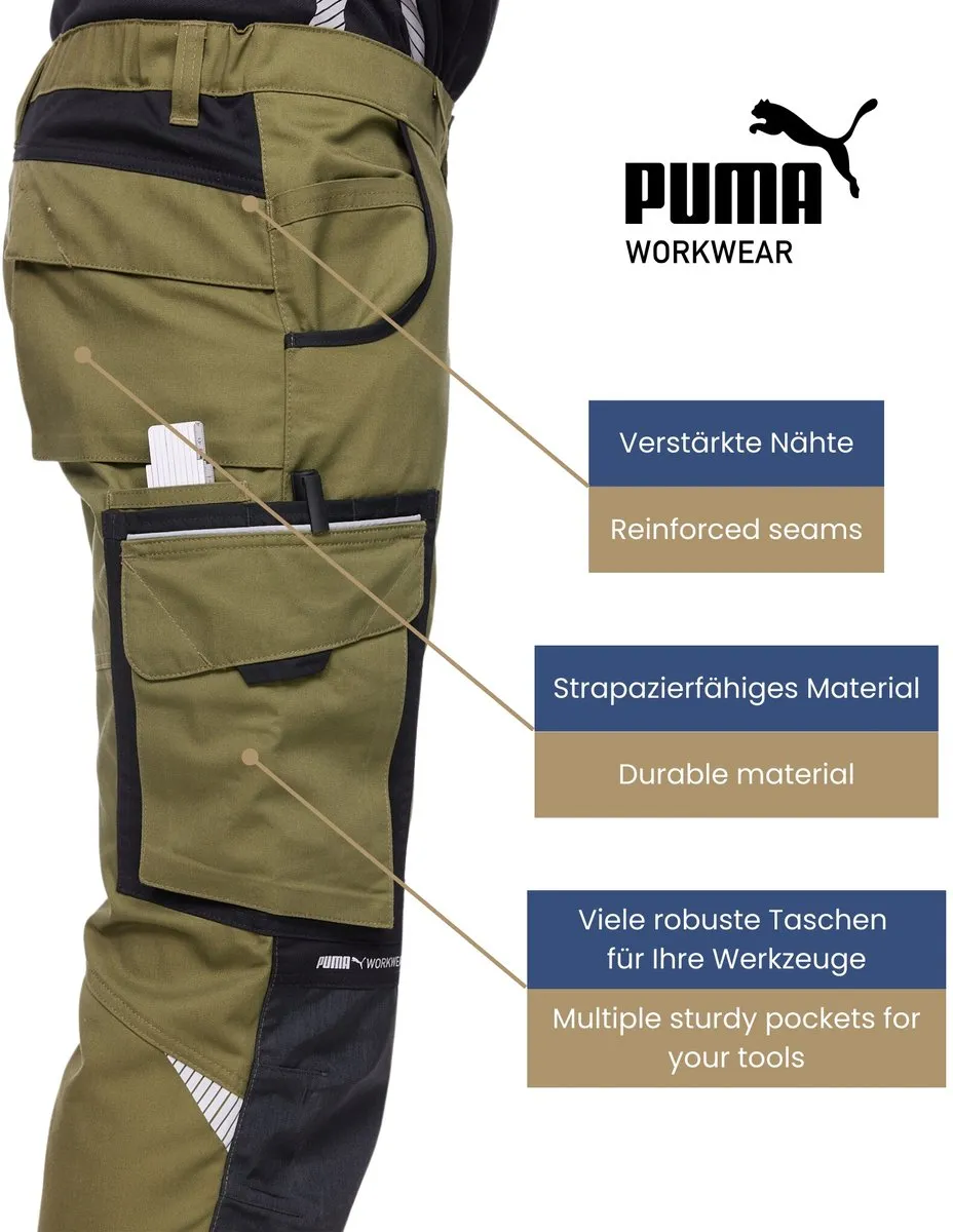 PUMA Workwear Precision X Werkbroek - Kniezakken - 60