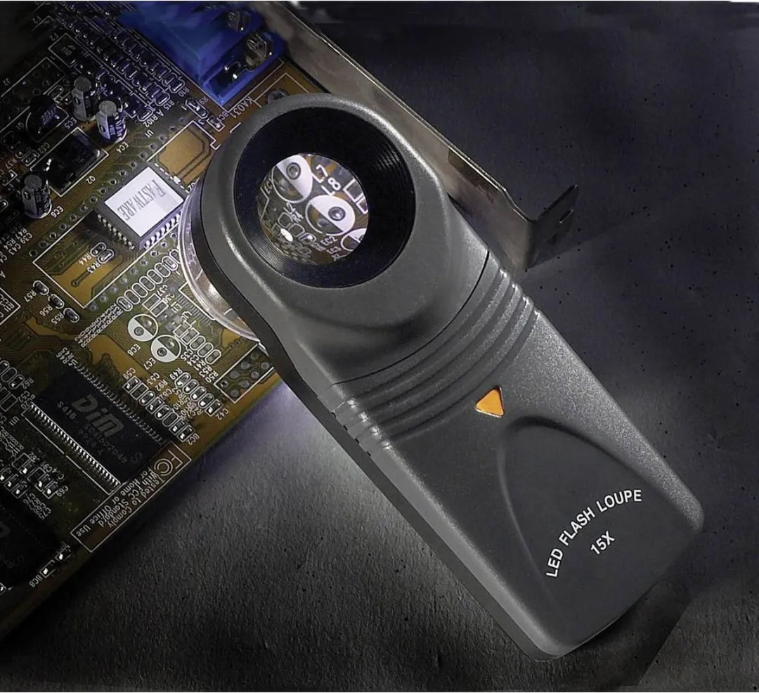 TOOLCRAFT 1303080 Vergrootglas met LED - 15x - Ø20mm