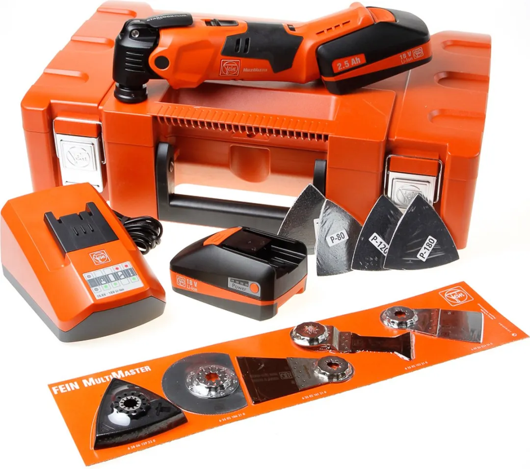 Fein Multimaster AMM 500 PLUS Accu Multitool 18V - 30 Stuks (2x Accu) - L-Boxx