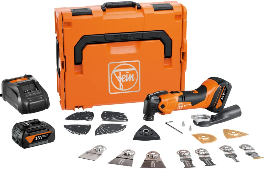 Fein Multimaster AMM 500 PLUS Accu Multitool 18V - 30 Stuks (2x Accu) - L-Boxx