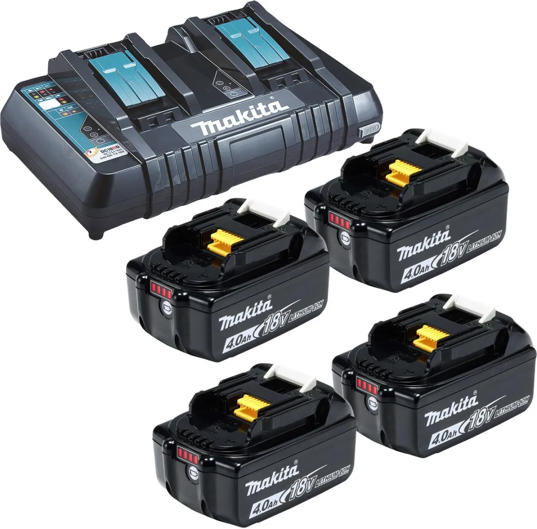 Makita BL1840B Accu 4.0Ah + DC18RD Sneloplader