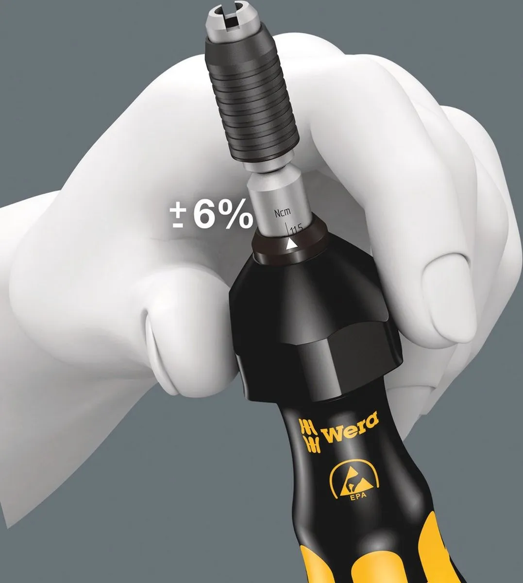 Wera ESD Instelbare Momentschroevendraaier 0.3-1.0 Nm - afbeelding 6 van 6