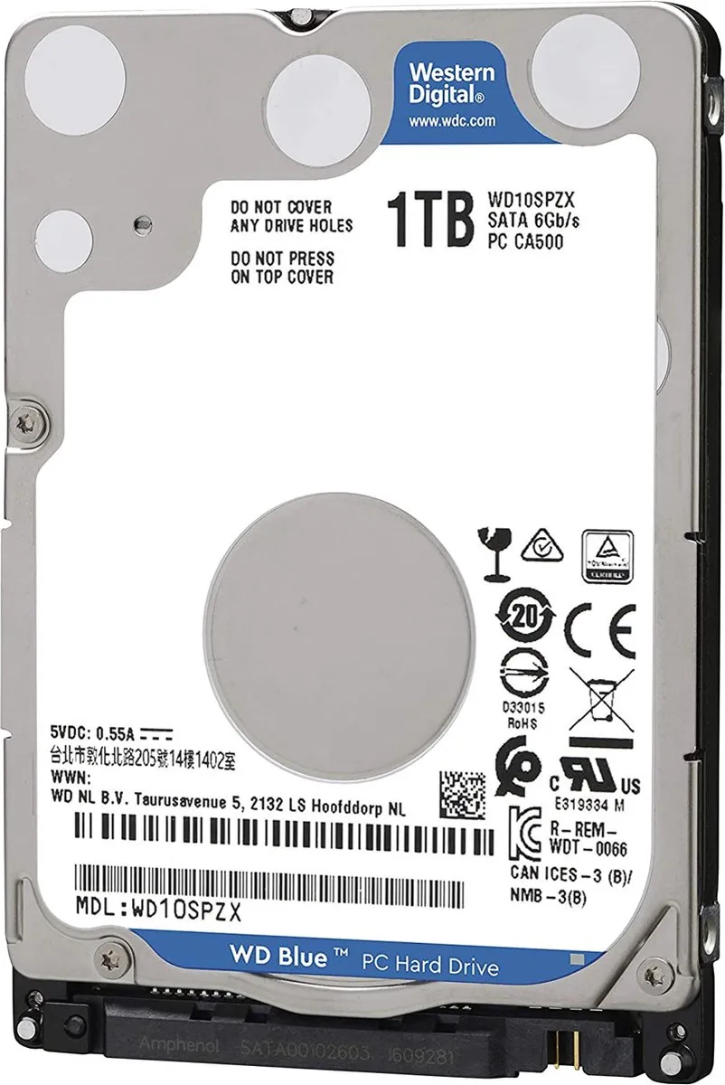 Western Digital Blue WD10SPZX 1TB - afbeelding 6 van 6