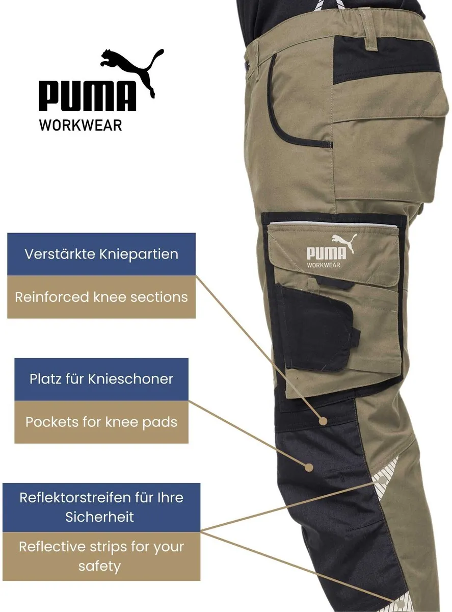 PUMA Workwear Precision X Werkbroek 27 - Bruin