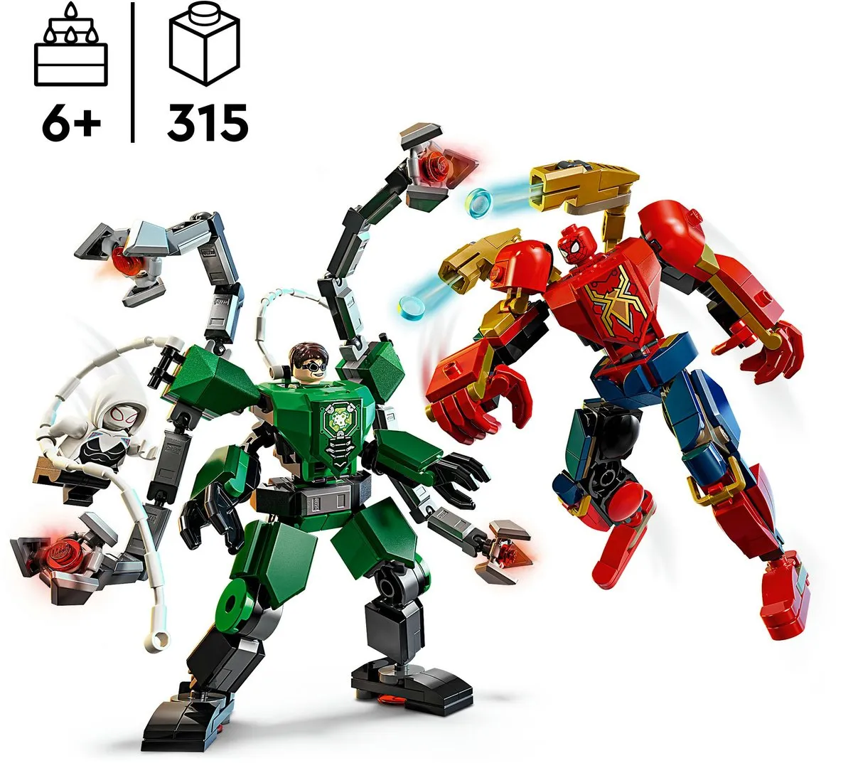 LEGO Marvel Mechaduel Spider-Man vs Doc Ock 76338 - 315 Stukken - 3 Minifiguren