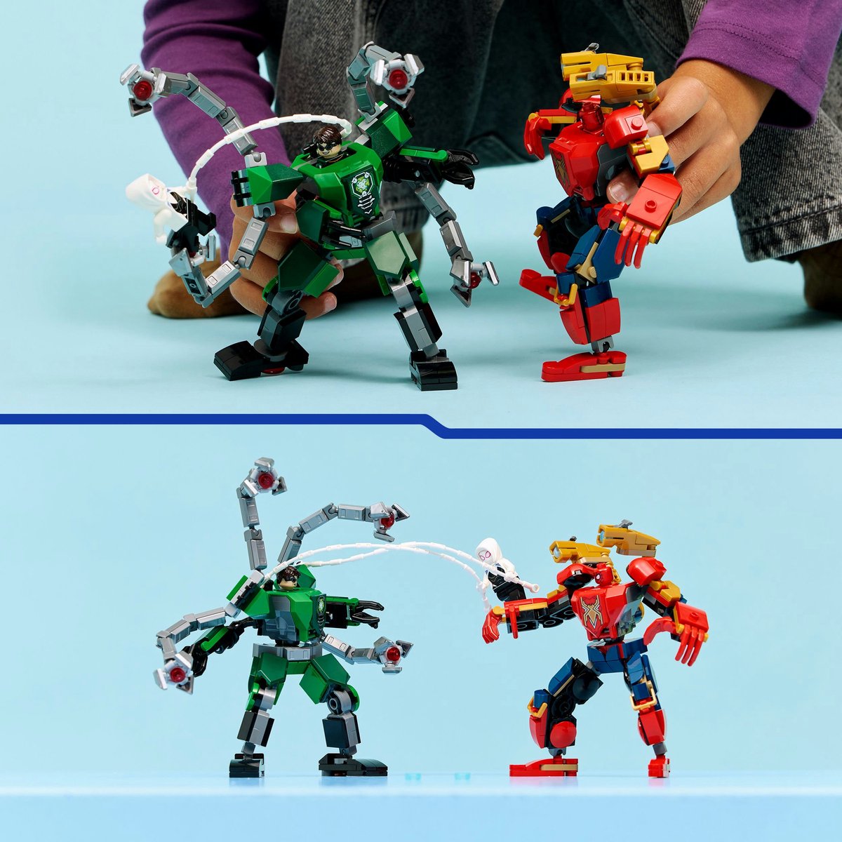 LEGO Marvel Mechaduel: Spider-Man vs. Doc Ock Superhelden - Bouwpakket voor Kinderen - 76338