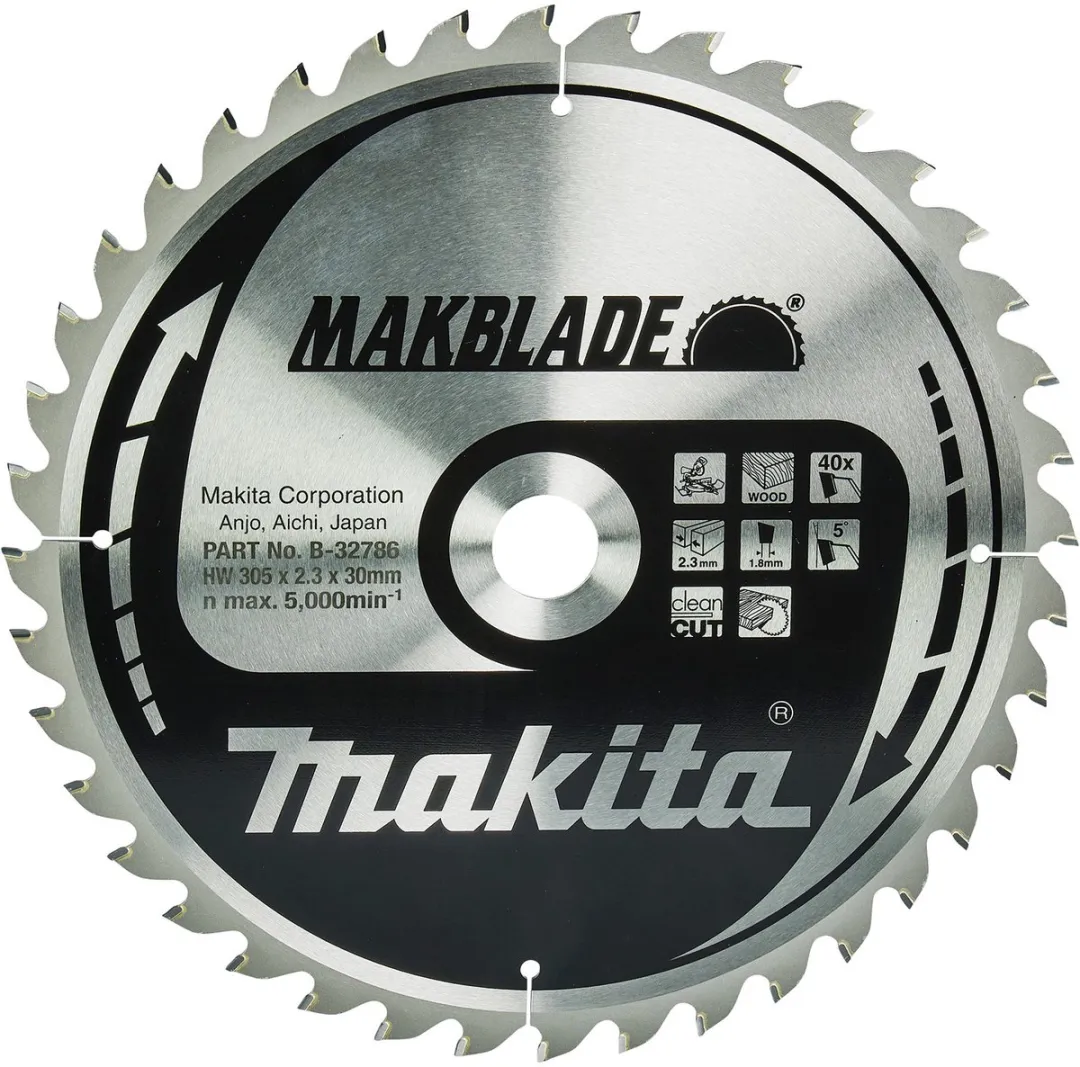 Makita B-32786 Afkortzaagblad Hout 305mm 40T