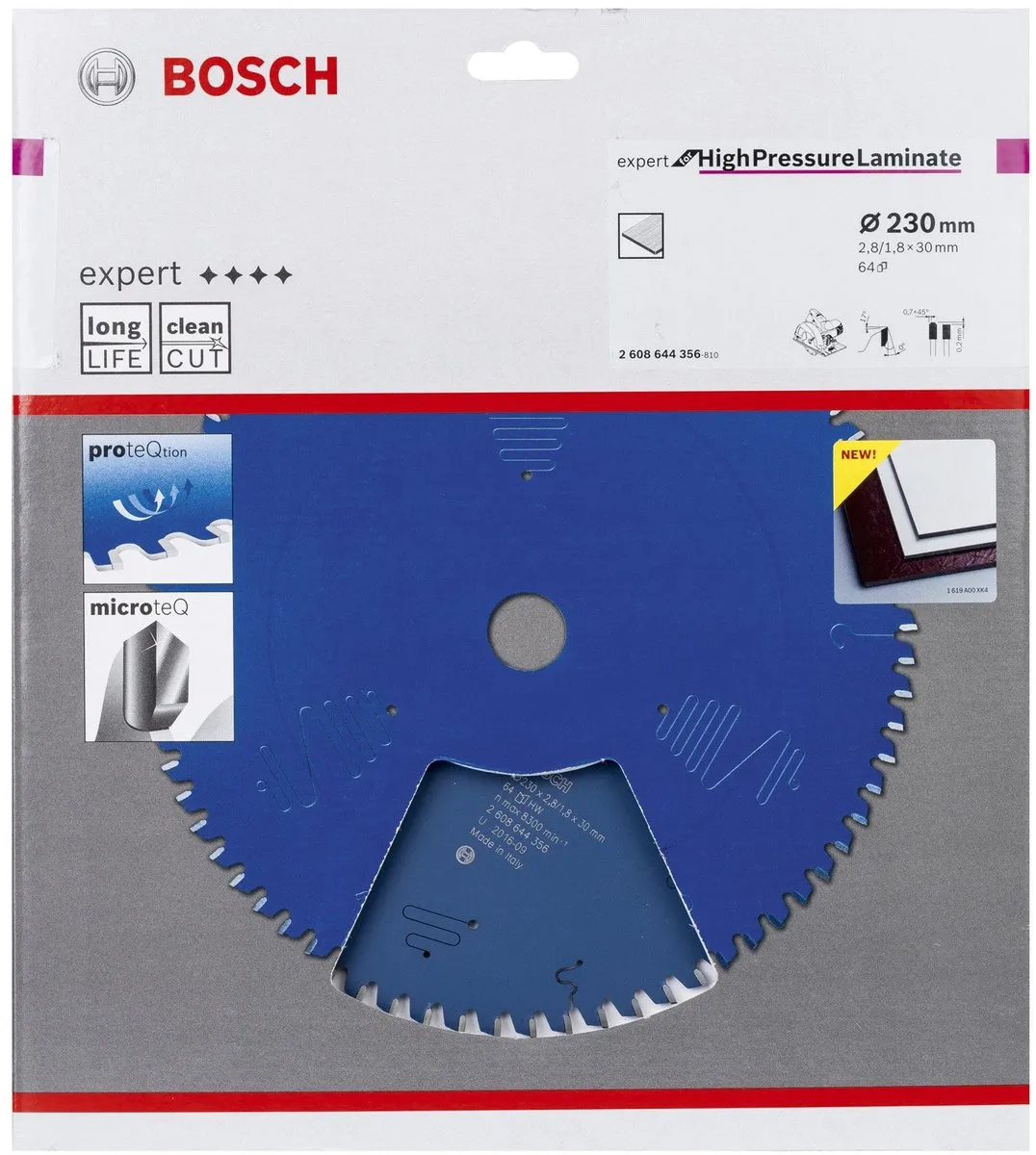 Bosch Professional Cirkelzaagblad Expert for High Pressure Laminate 2 - Laminaat - afbeelding 5 van 5