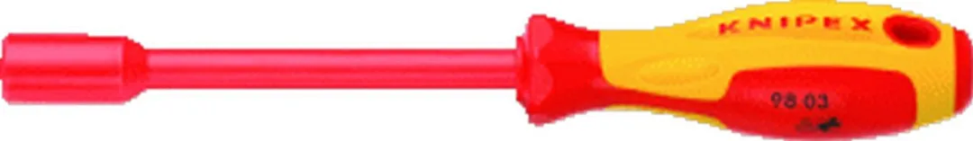 Knipex 980304 Dopsleutelset - Rood/Gele handvatten