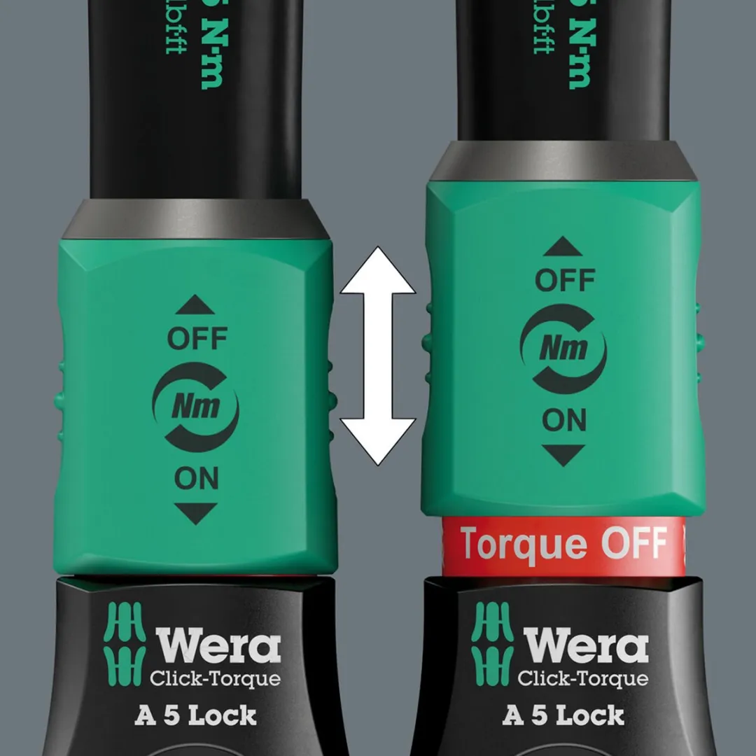 Wera Click-Torque Lock A 5 05075690001 Momentsleutel 2.5-25 Nm