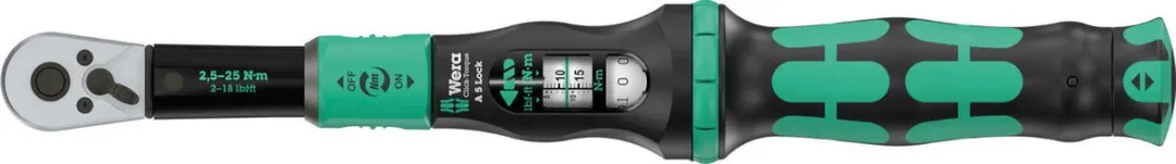 Wera Click-Torque Lock A 5 05075690001 Momentsleutel 2.5-25 Nm