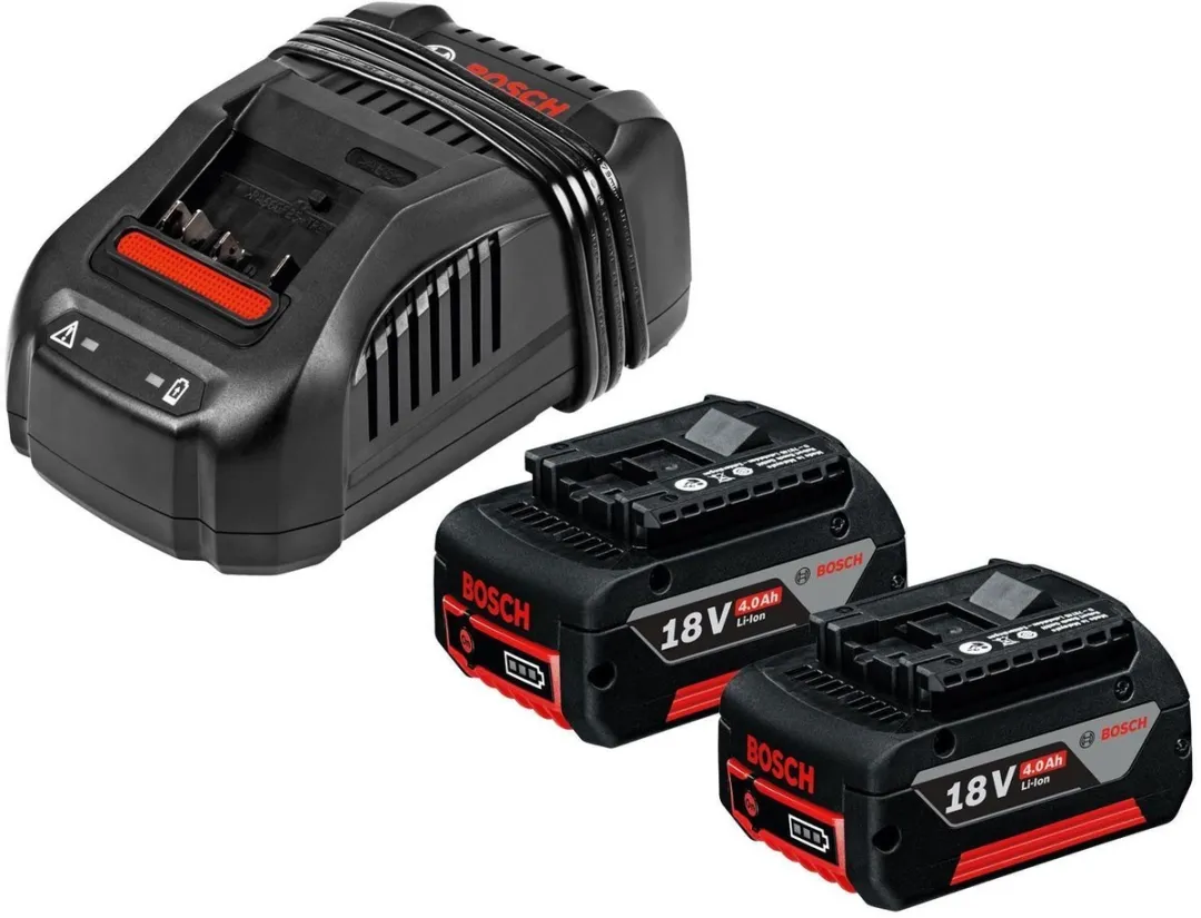 Bosch Accustartset GBA 18V 2x 4.0Ah + GAL 1880C Snellader