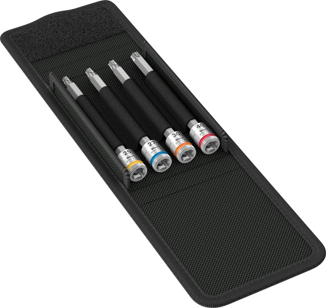 Wera 8767 TX Binnen-Torx Dopsleutel-bitinzetset 1/4" - 4-delig