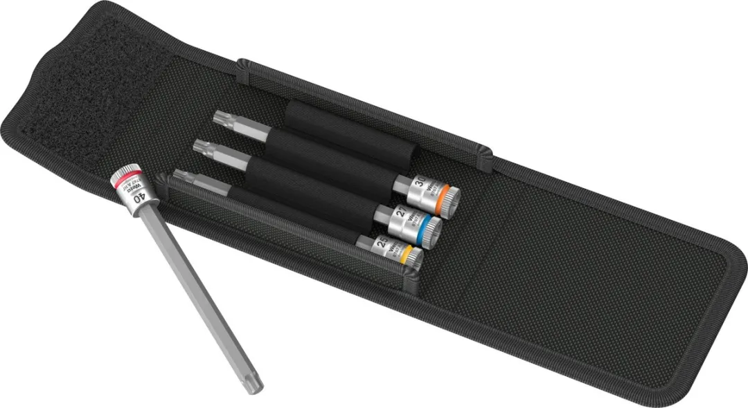 Wera 8767 TX Binnen-Torx Dopsleutel-bitinzetset 1/4" - 4-delig