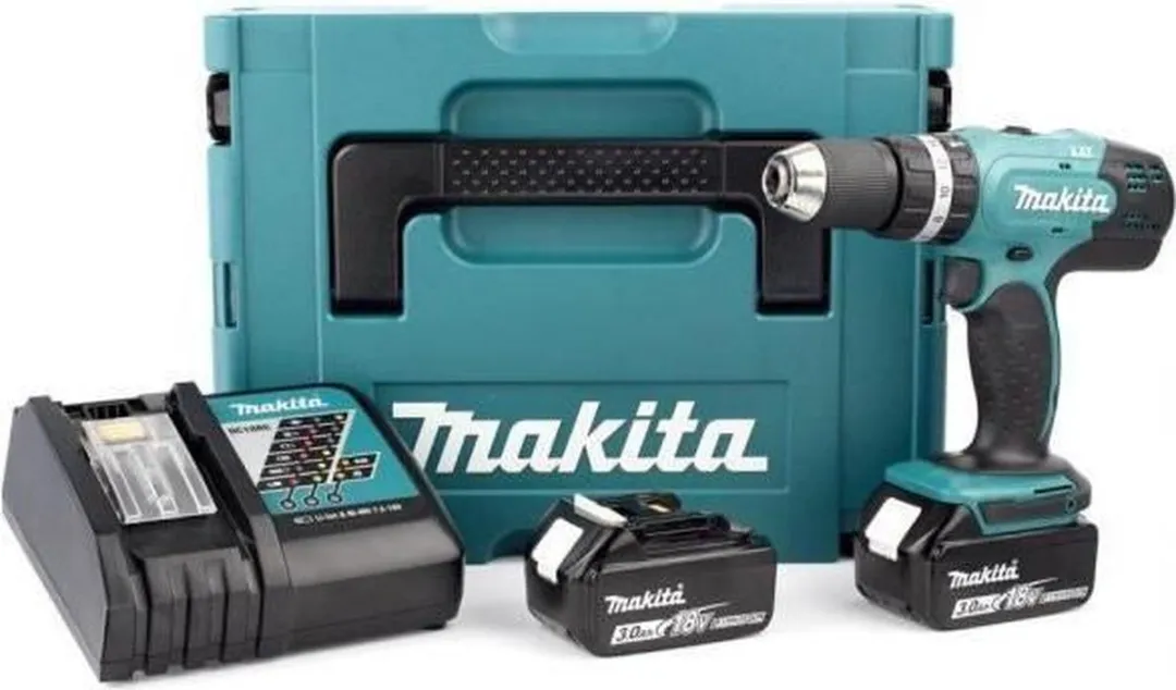 Makita DHP453RFJ Klopboormachine 18V - 2x 3000mAh - afbeelding 5 van 5