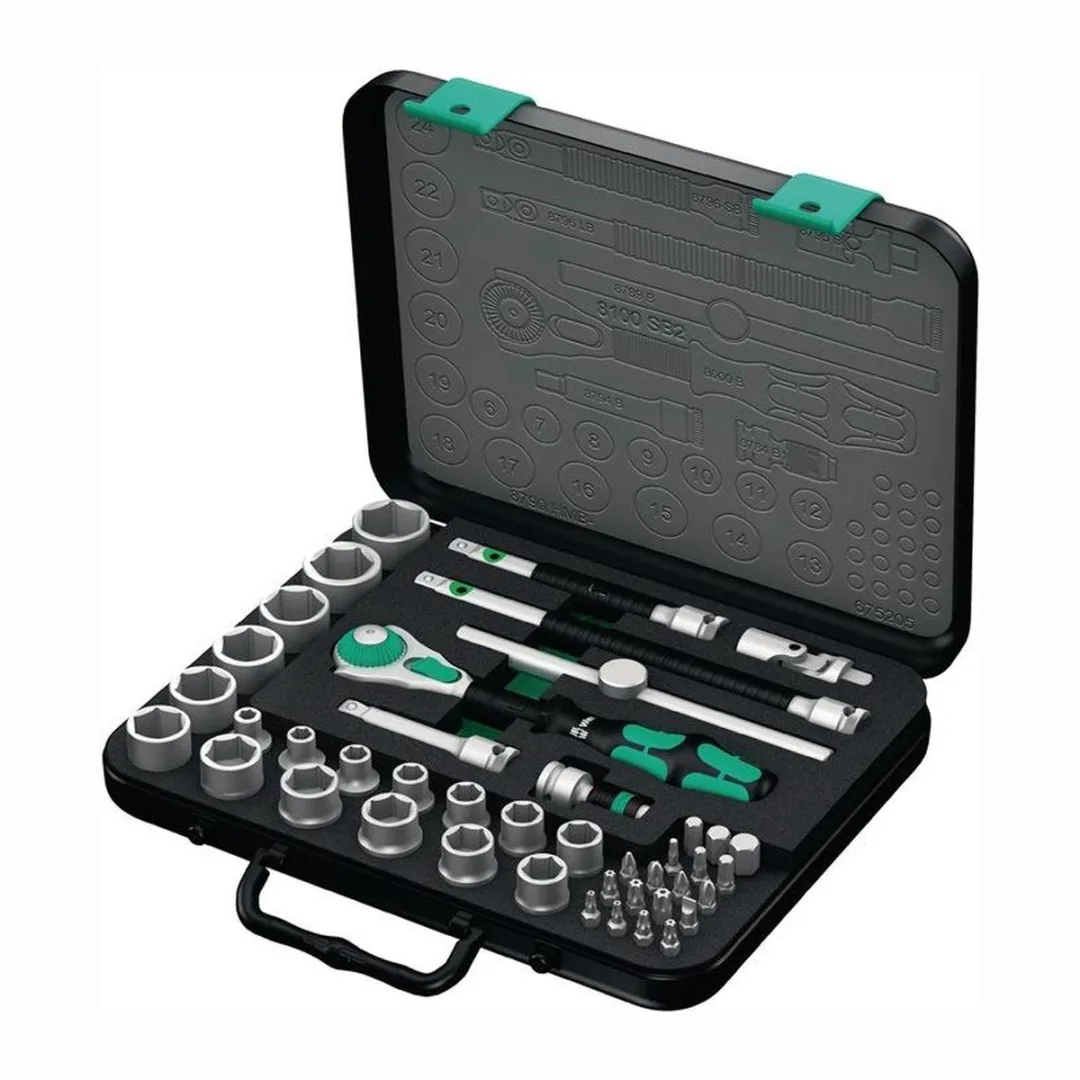 Wera 8100 SB 2 Zyklop Dopsleutelset 43-delig - 3/8" (10mm)