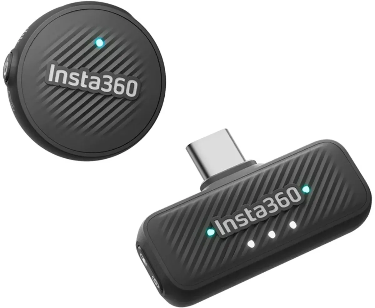 Insta360 Mic Air Draadloze Lavaliermicrofoon - Zwart