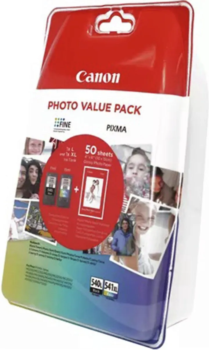 Canon PG-540L + CL-541XL Inktcartridges - 2 Stuks