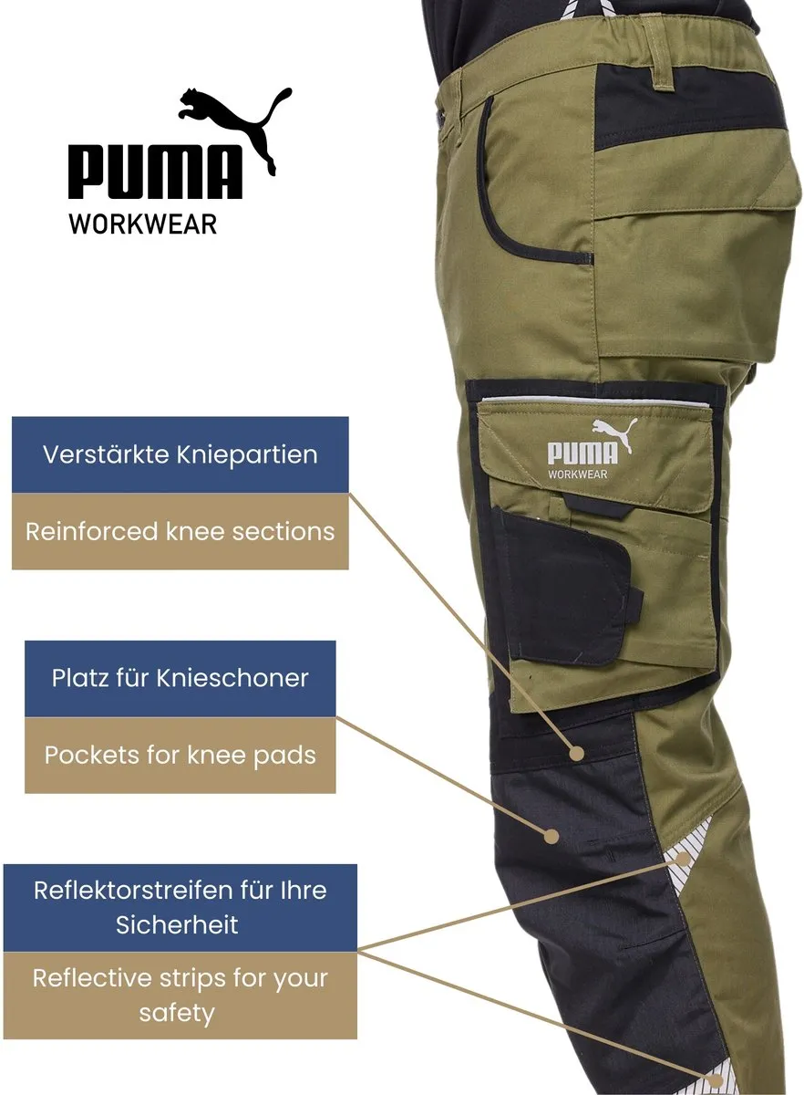 PUMA Workwear Precision X Werkbroek 29 - Oliv