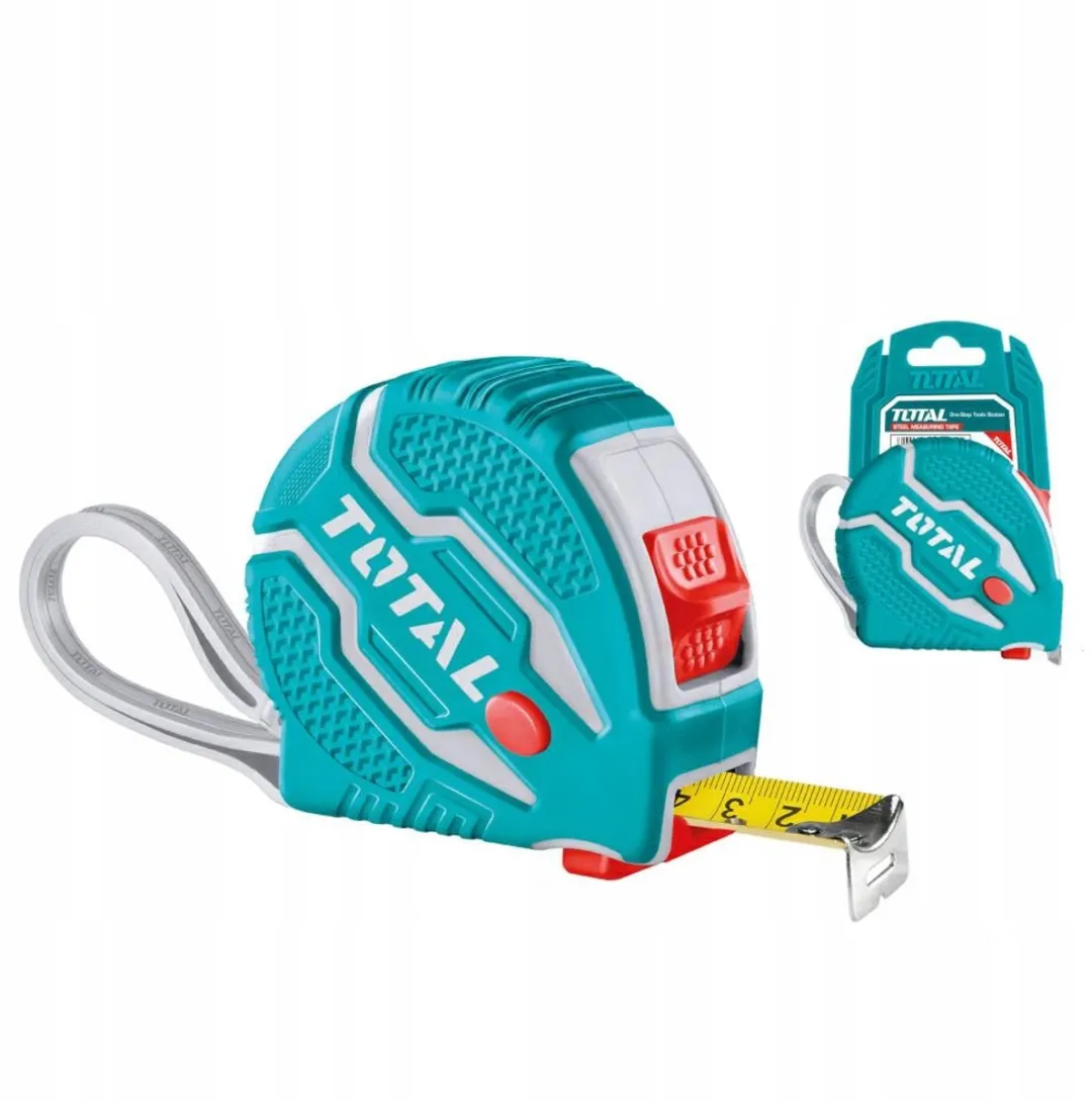 Total Rolbandmaat 3m - 3 Blokken Turquoise