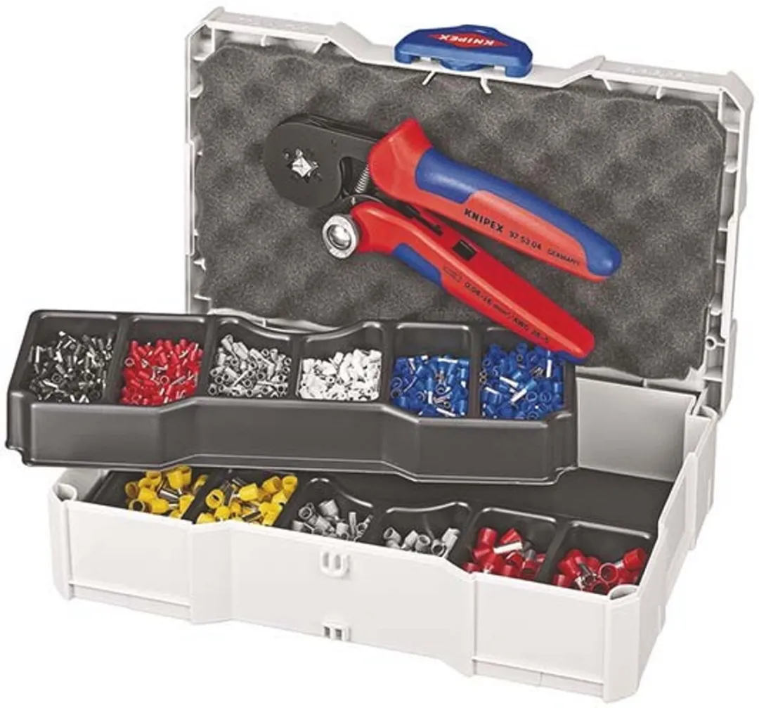 Knipex Aderhulsdoos met Krimptang 97 90 09 - 97 53 04