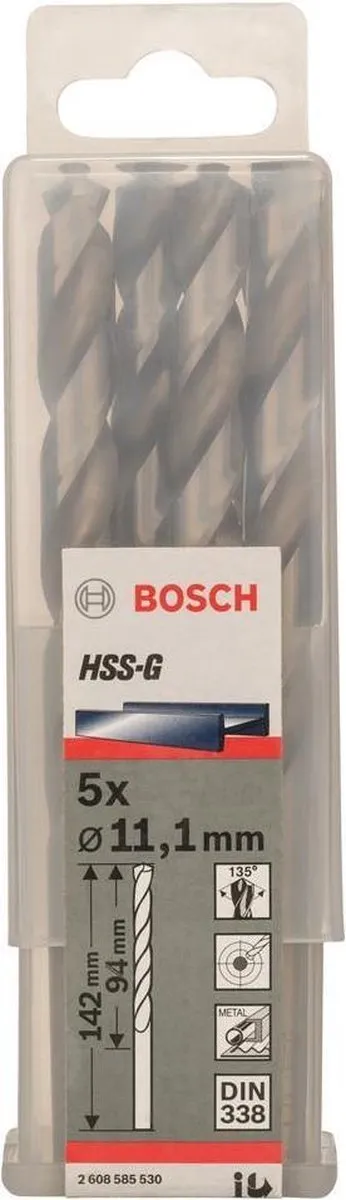 Bosch Professional ST. LINE 11.1mm HSS-G Boor