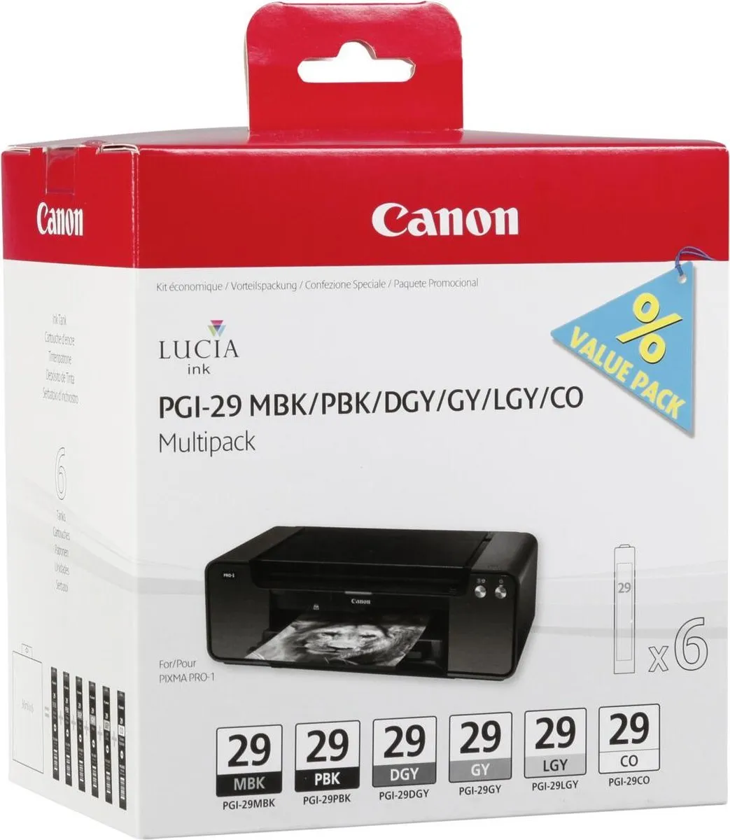 Canon PGI-29 Inktcartridge - 700 Pagina's - Zwart