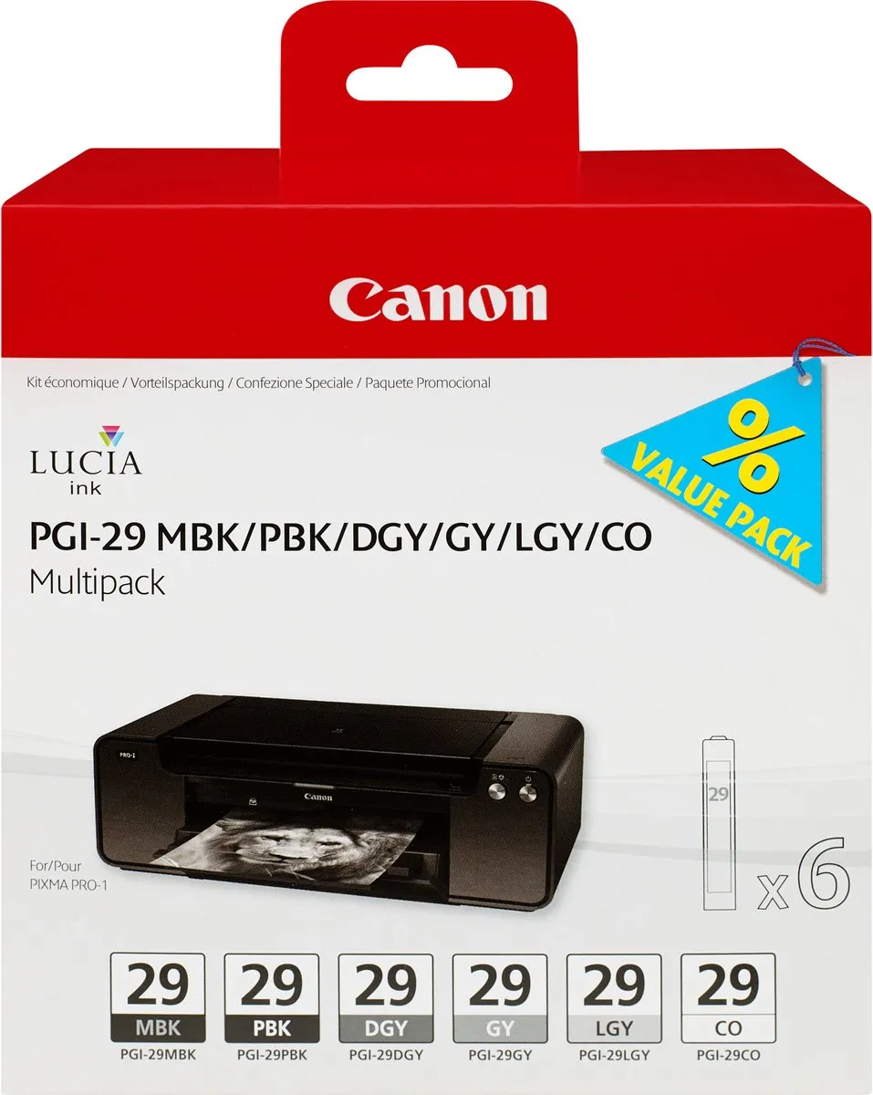 Canon PGI-29 Inktcartridge - 700 Pagina's - Zwart