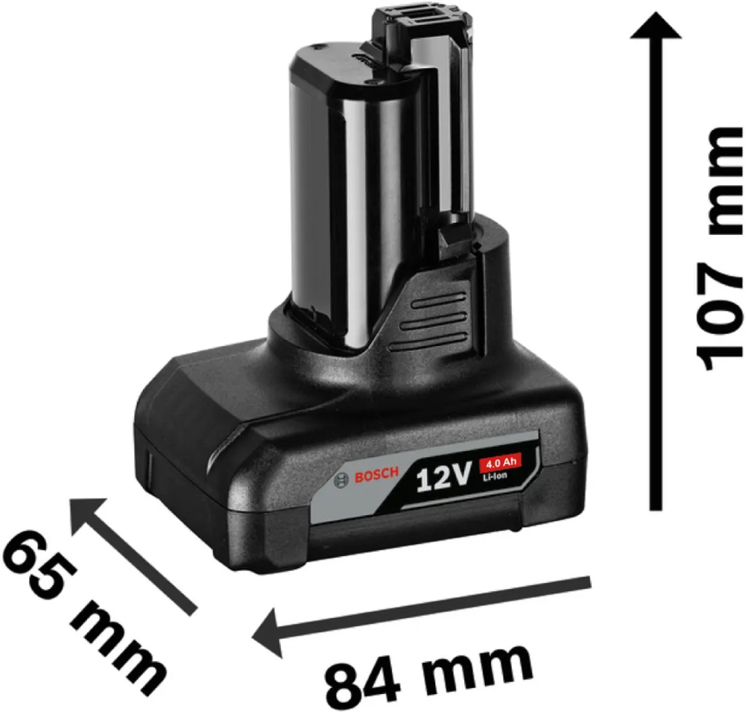 Bosch Accustartset GBA 12V 2x 4.0Ah + GAL 12V-20 Snellader - afbeelding 4 van 4