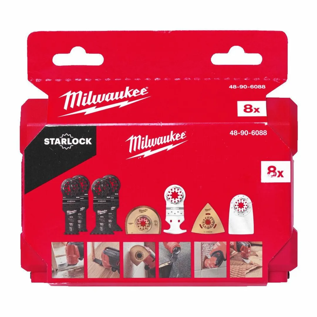 Milwaukee Mt Saw Blade Set 8 Stuks - Oscillerend