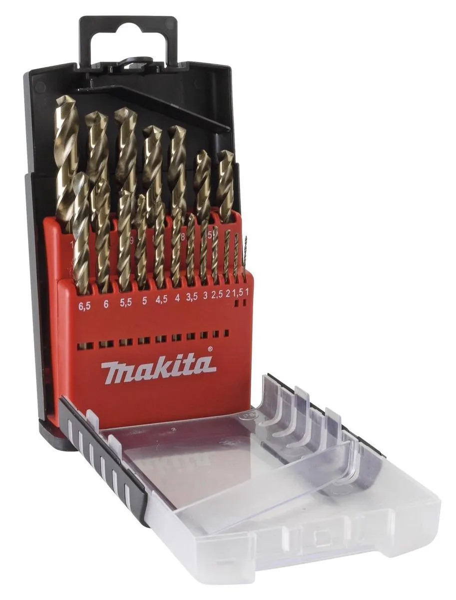 Makita HSS-CO Borenset 19-delig - Metaal