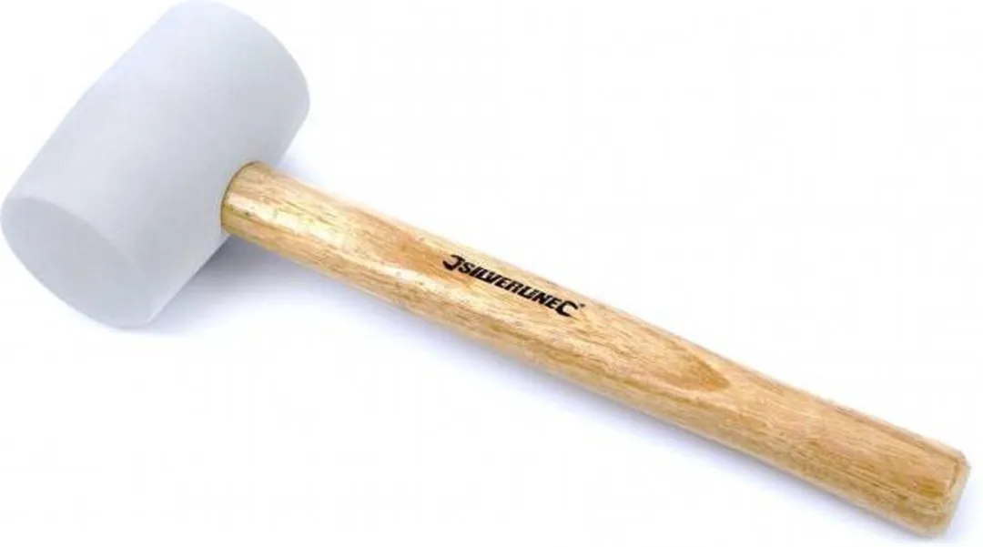 Silverline Hamer met Witte Rubberen Kop 454g