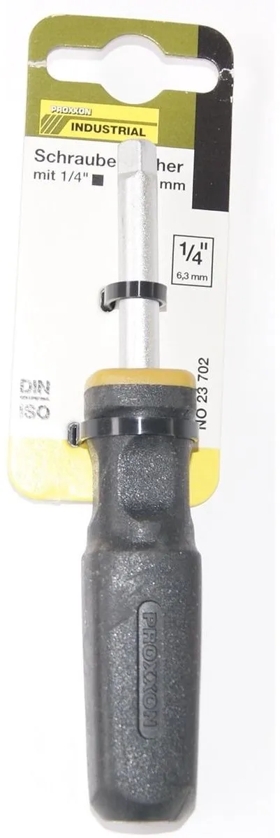 Proxxon 23702 Schroevendraaierhandvat - 140mm - 1/4" Vierkant