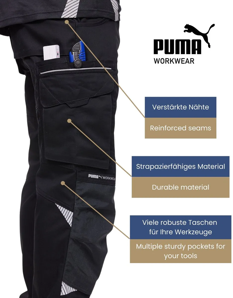 PUMA Workwear Precision X Werkbroek 62 - Zwart