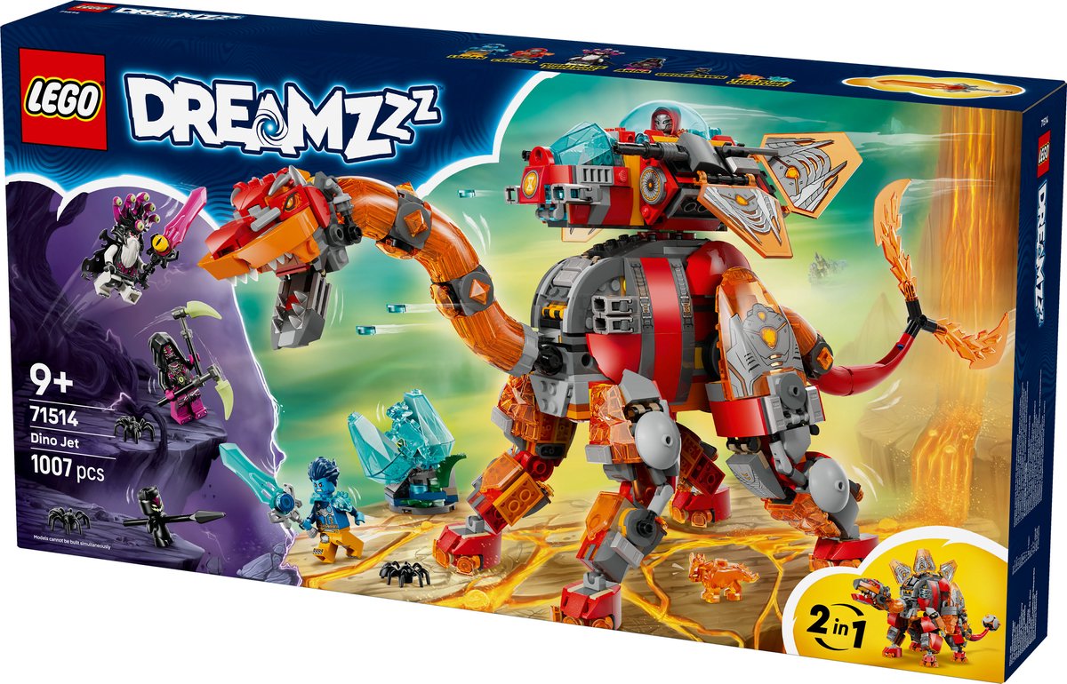 LEGO DREAMZzz dino vliegtuig bouwset voor kinderen - fantasie speelgoed.