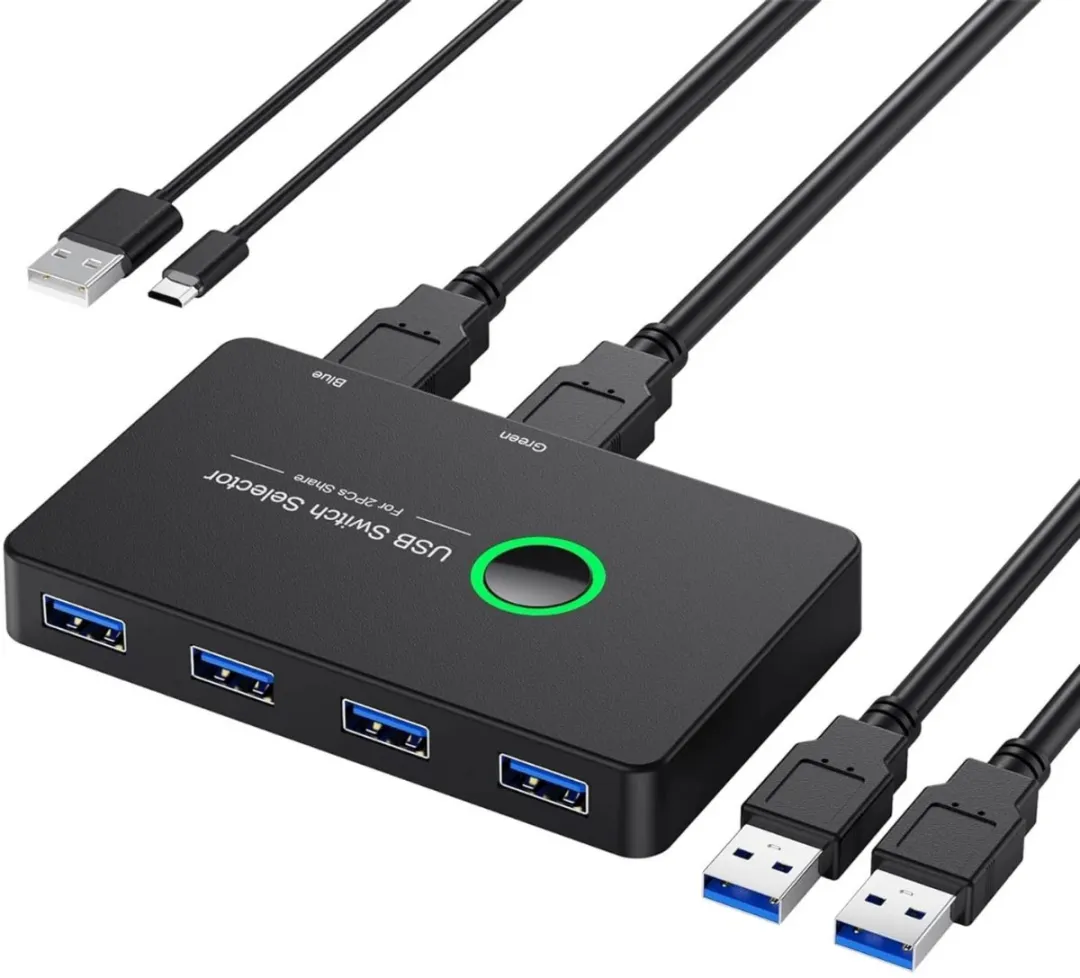 NÖRDIC KV24 USB 3.1 Switch 4 Poorten