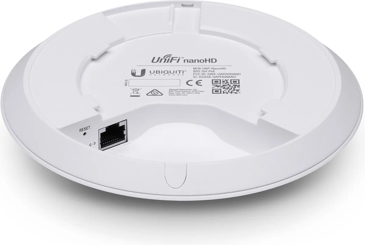 Ubiquiti UniFi nanoHD UAP-nanoHD-3 WiFi Accesspoint - 3 Stuks - Wit