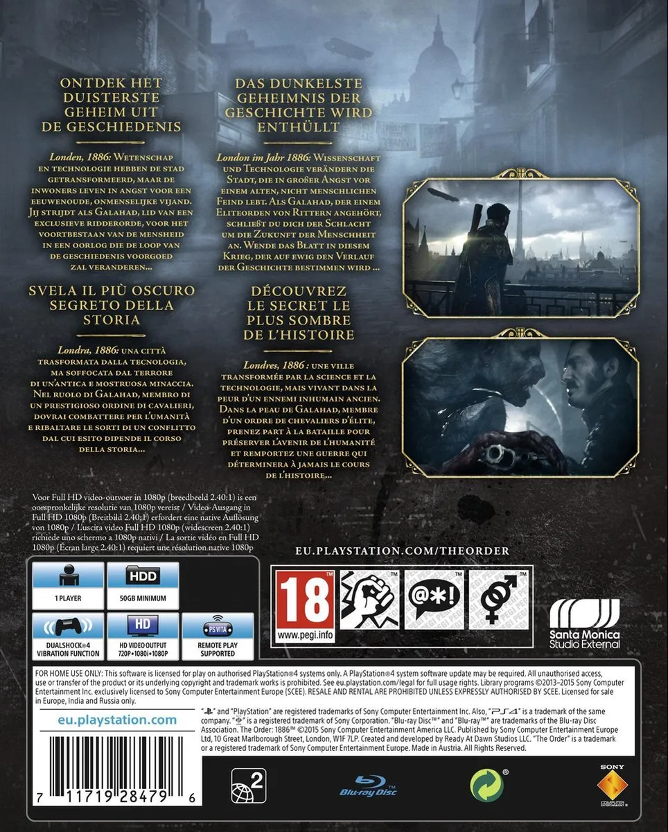Sony PlayStation The Order: 1886 - PS4