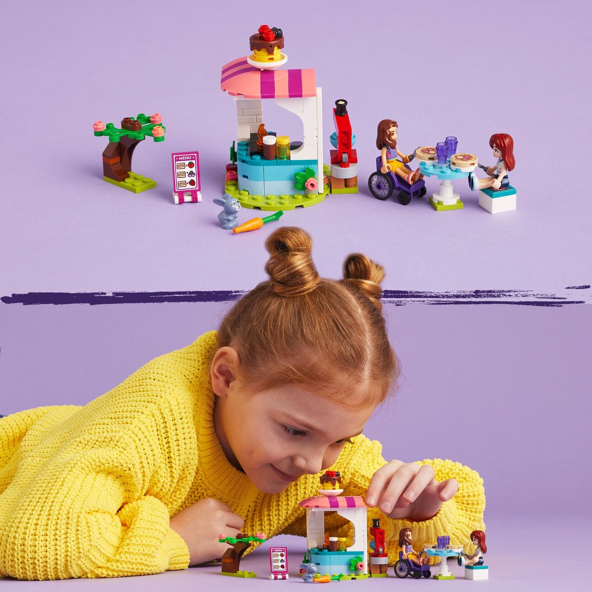 LEGO Friends Pannenkoekenwinkel Creatief Speelgoed met Mini Poppetjes - 41753