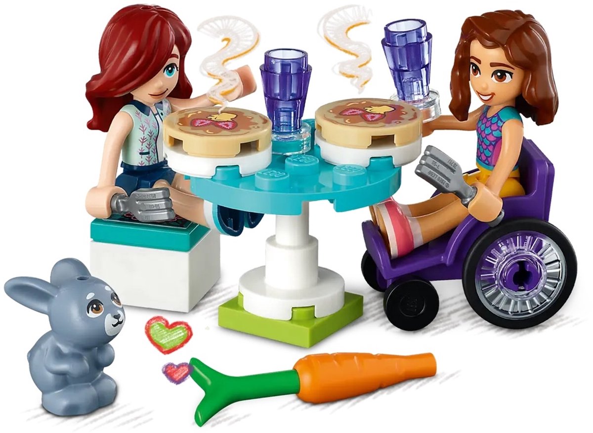 LEGO Friends Pannenkoekenwinkel Creatief Speelgoed met Mini Poppetjes - 41753