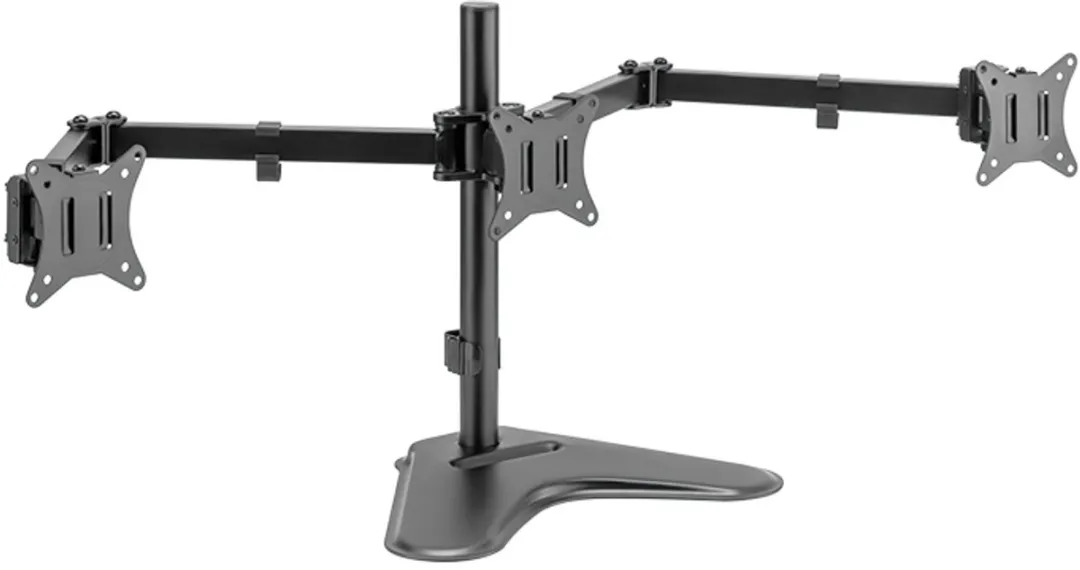 Logilink Drievoudige Monitorarm met Voet - 658mm