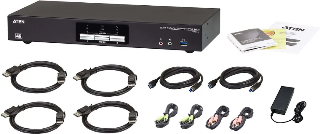 Aten CS1942DP KVM Switch 2x USB 3.0 4K DisplayPort