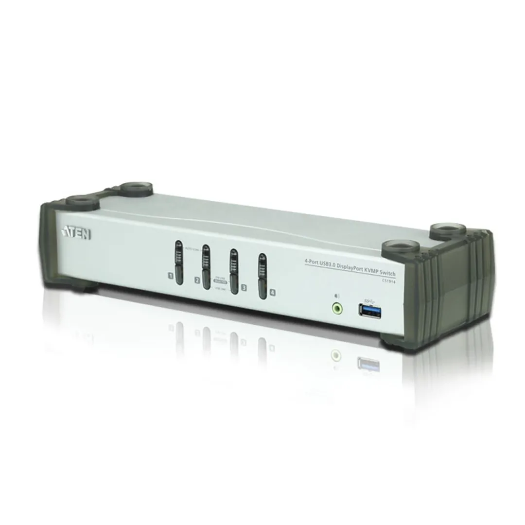 Aten CS1914 DisplayPort KVM Switch - 4 Poorten