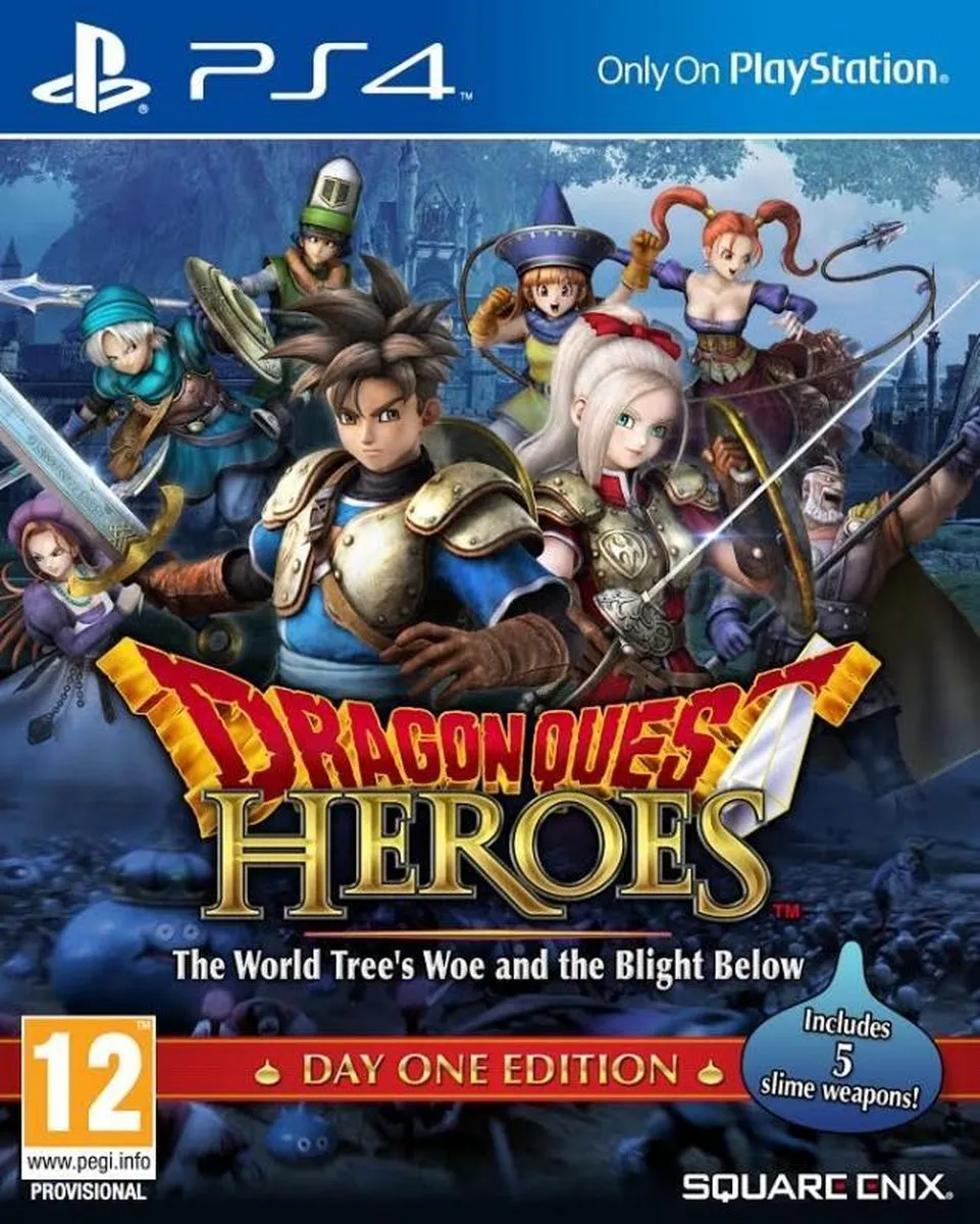 Square Enix Dragon Quest Heroes Le Crépuscule de l’Arbre du Monde PS4