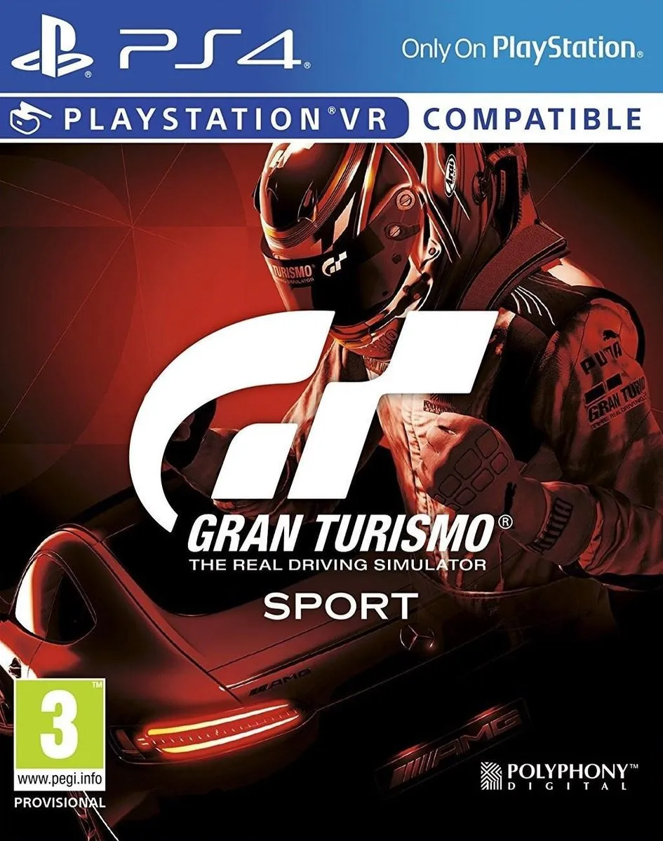 Sony PlayStation Gran Turismo GT Sport PS4 VR