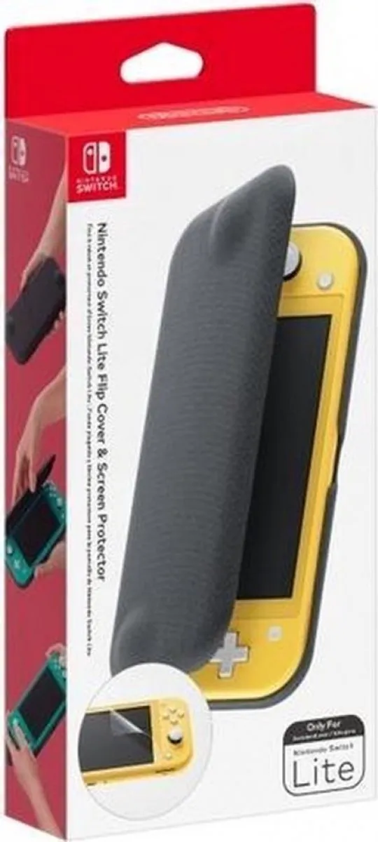 Nintendo Switch Lite Grijs Flip Cover - 10002758