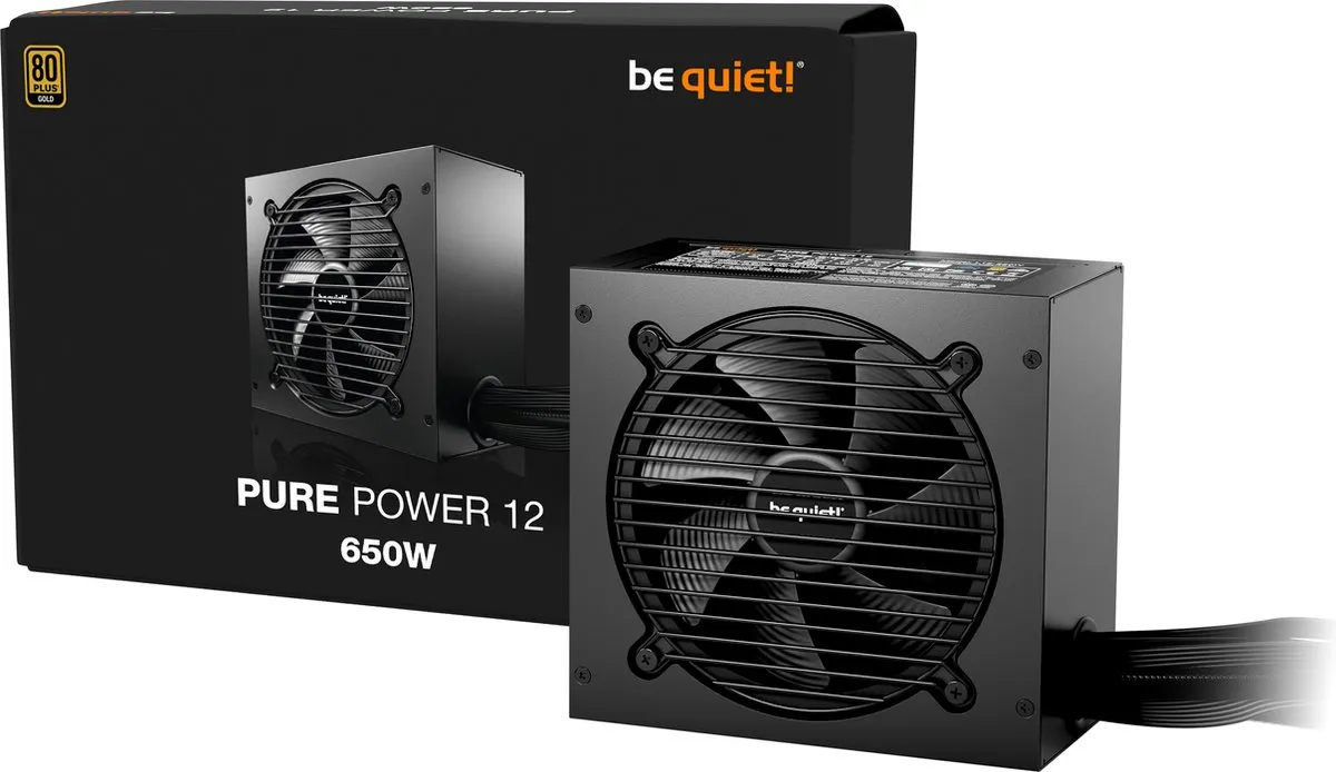 be quiet! Pure Power 12 BP002EU 650W - Zwart